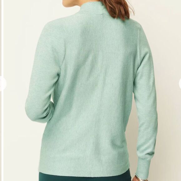 J.Jill Seamed Wrap Sweater Black SP NWT in packaging - Picture 4 of 7